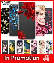 Чехол для телефона s для huawei Y7, жесткая задняя крышка из закаленного стекла для huawei Y7, чехол Y 7, мягкий бампер, художественный чехол 6,26