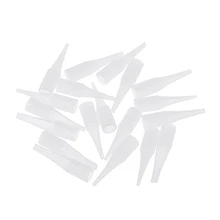 200 шт./пакет небольшой Размеры подсказки иглы татуировки 1RL длинные иглы соски колпачки для бровей Перманентный макияж машины