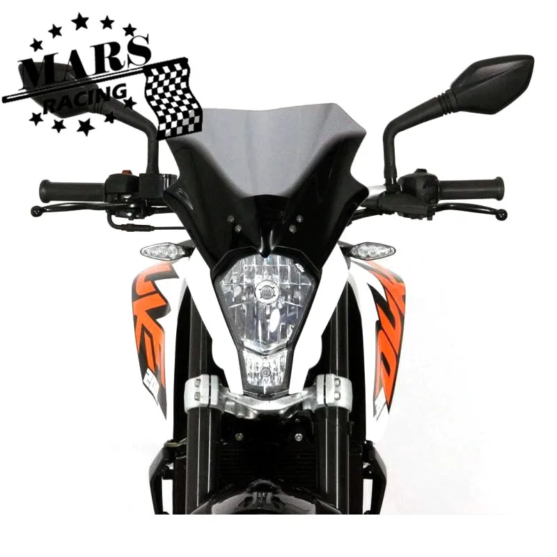 Мотоциклетное ветровое стекло Viser козырек-отражатель подходит для KTM DUKE 125 200 390 duke125 duke200 duke390 Duke120 200 390