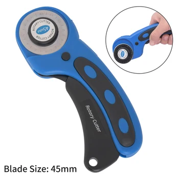 

High Quality 45mm Rotary Cutter Spare Blades Fit Sofa Rotary Cutter Fabric Paper Circular Cutting Patchwork Craft Leather Tools