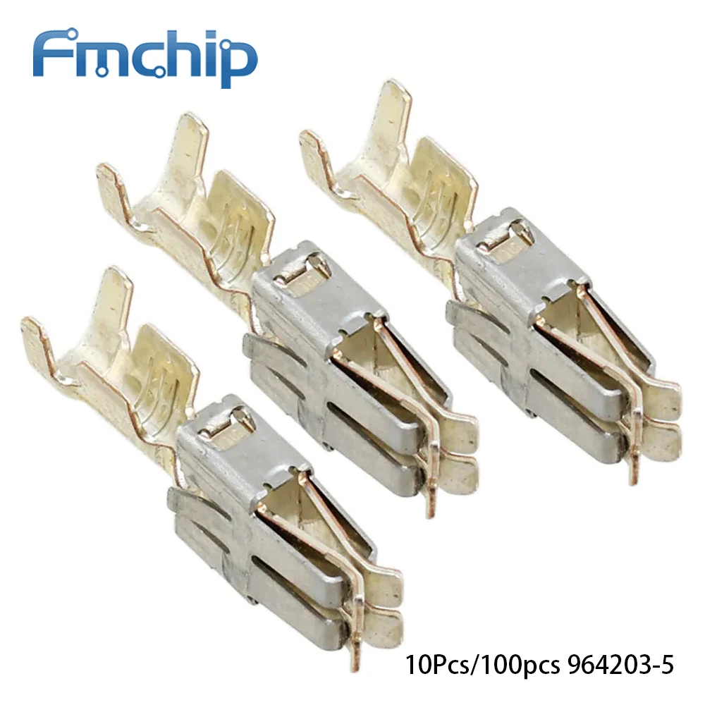 10/100pcs 964203-5 Automotive Connectors Pins CONN SOCKET 13-15AWG CRIMP SILVR | Обустройство дома