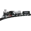 Children's Toy  Rail Train For Kids Toys Games Train Set Railway Track Toy Retro Model Train Sound Track Train 2