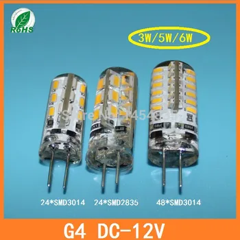 

High Power Corn Bulb Led light g4 Led SMD 3014 3528 3W/5W/6W Lamp Replace 20W - 50W led Halogen Lamp Bulb Lamp Free Shipping