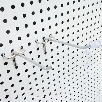 

20pcs Retail Shop Easy Install Manganese Steel Wall Mount Home Organization Hanging Tool Pegboard Hooks Storage Garage Workshop