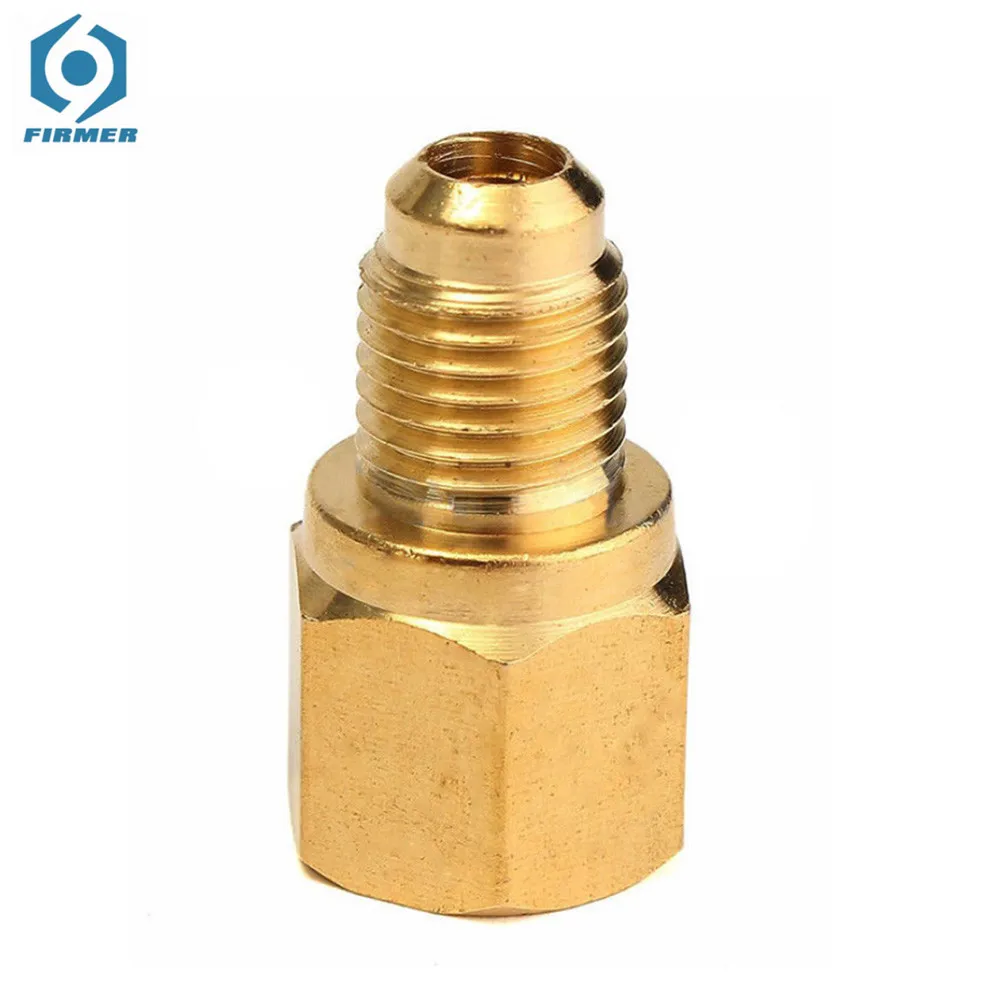 

R134A R12 Car Conditioner Adapter Quick Coupling 1/2" ACME Female 1/4" SAE High Quality Brass Car Fuel Injector