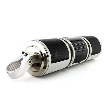 

Motorcycle MP3 Player Bluetooth Speaker Waterproof Audio FM Radio Sound System Stereo Music USB Handlebar Audio Amplifier *