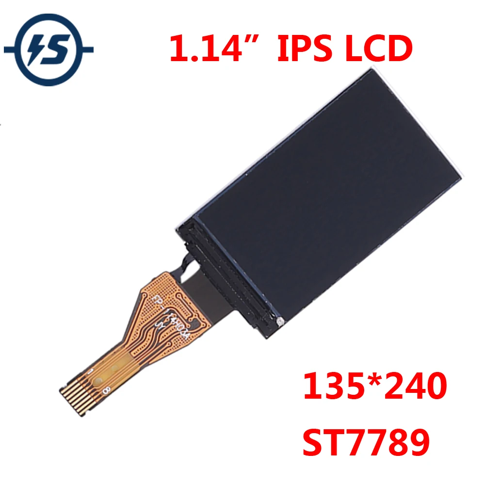 IPS ЖК-экран DC 3 V 1 14 дюймов 135*240 0 5 мм 8Pin ST7789 драйвер SPI интерфейс X разрешение |