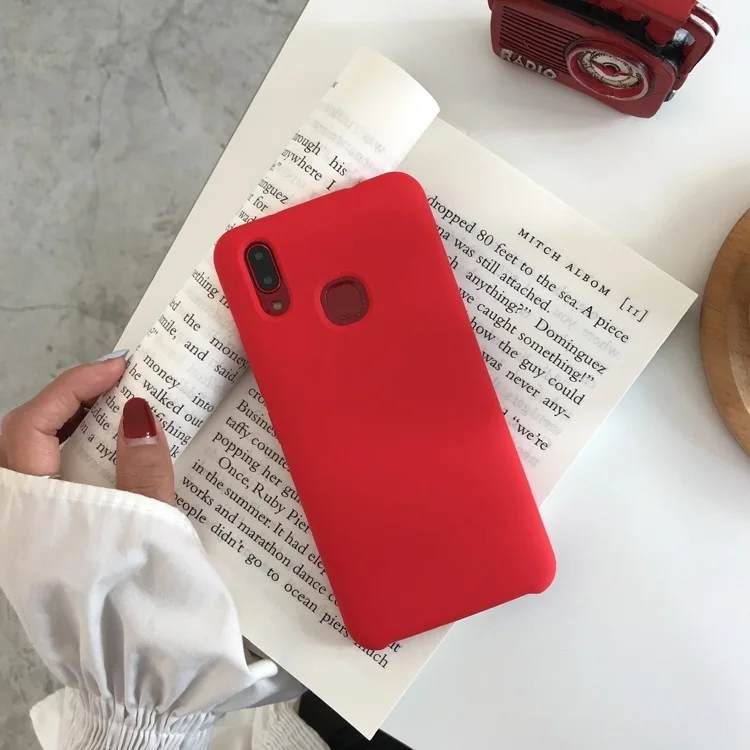 Официальный силиконовый чехол для телефона huawei mate 20 lite pro honor 8x чехол для huawei P20 P30 lite Pro Гладкий Жидкий чехол - Цвет: Red