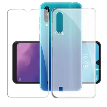 Перейти на Алиэкспресс и купить Для ZTE Blade A7 2020 чехол мягкий + закаленное стекло для ZTE Blade A7 2020 чехол TPU чехол для ZTE Blade A7 2020 A7 Prime