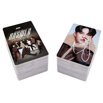 

100Pcs/set KPOP ATEEZ Album The Collection HD Photo Card PVC Cards Self Made LOMO Card Photocard