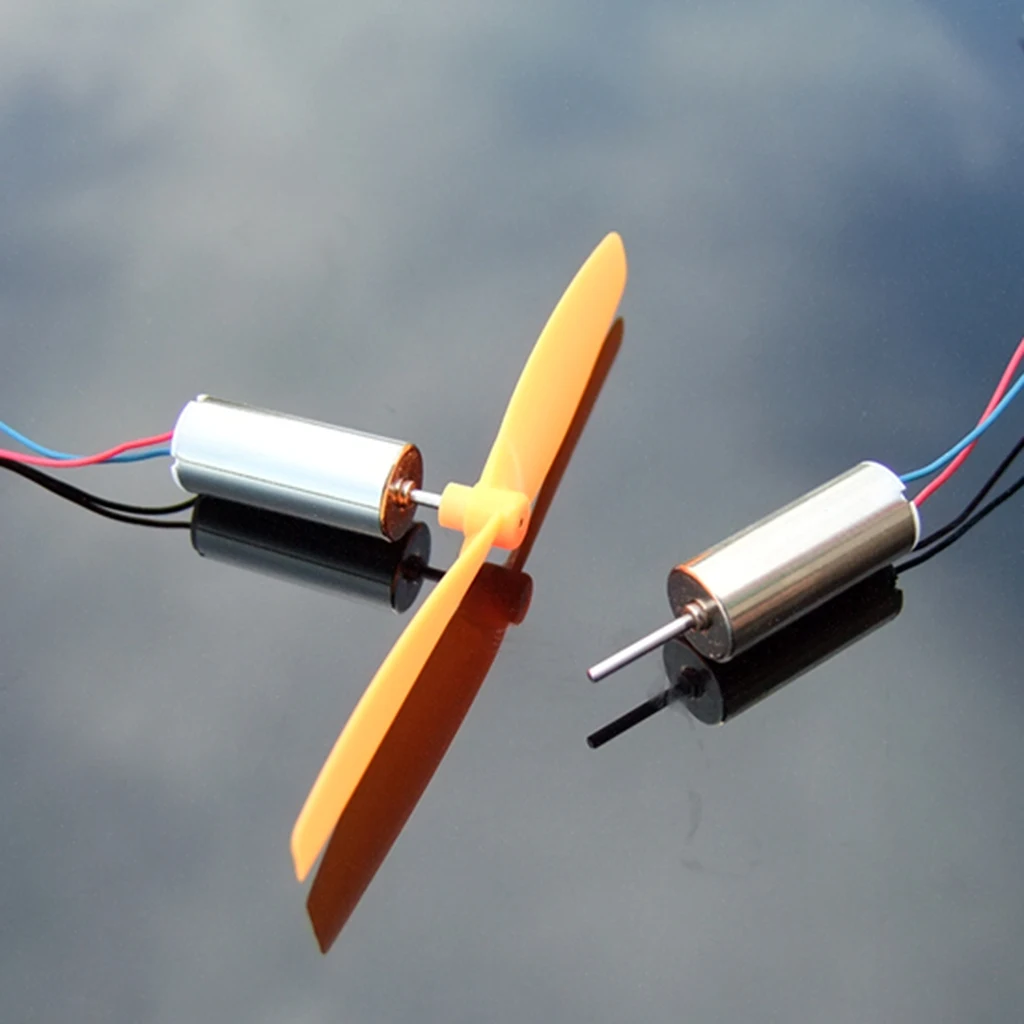 

2-Set DC 3.7V 45000RPM Mini Coreless Motor Helicopter Quadcopter RC Drone
