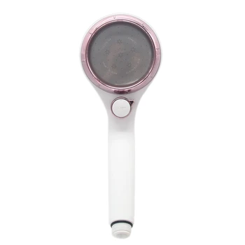 

1Pc Hand-Held Supercharged Shower Head Water-Saving Belt Switch One-Button Water Sprayer Bathroom Nozzle