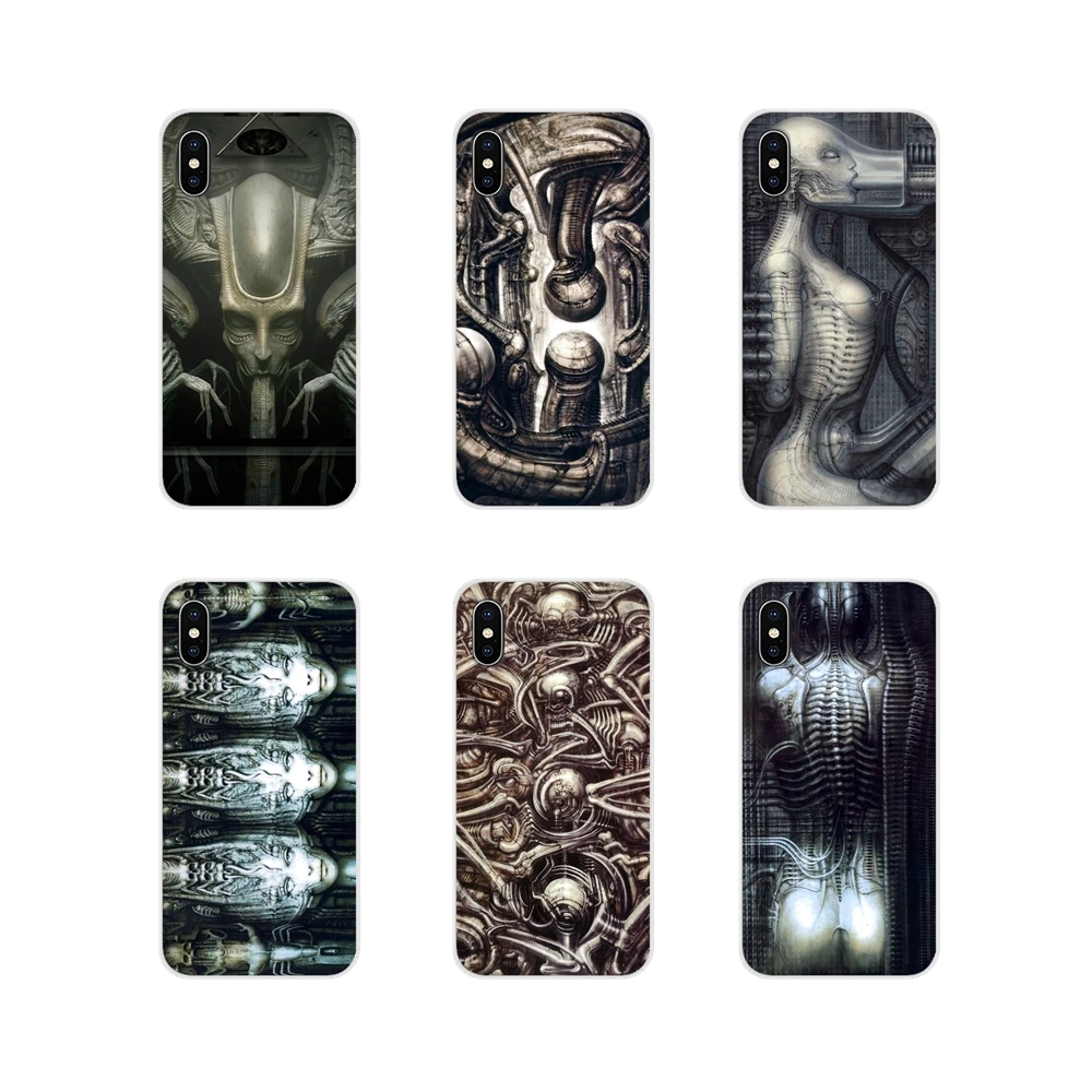 Transparent TPU Shell Cover For LG G3 G4 Mini G5 G6 G7 Q6 Q7 Q8 Q9 V10 V20 V30 X Power 2 3 K10 K4 K8 2017 Hr Giger Li II Aliens | Мобильные