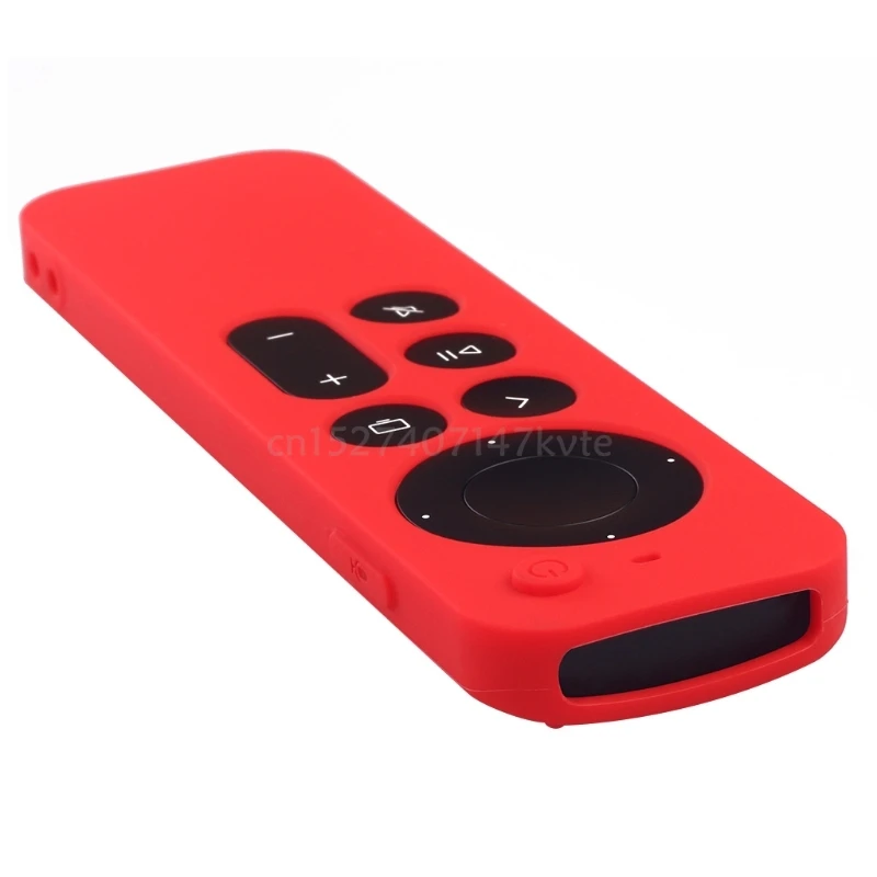 Silicone Remote Controller Protective Case Compatible for Apple TV 4K Shockproof Anti-slip Soft Case Cover