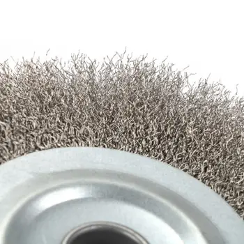 

For Bench Grinder Rust Removal 5\\\" Crimped Stainless Steel Wire Wheels Brush 1pc