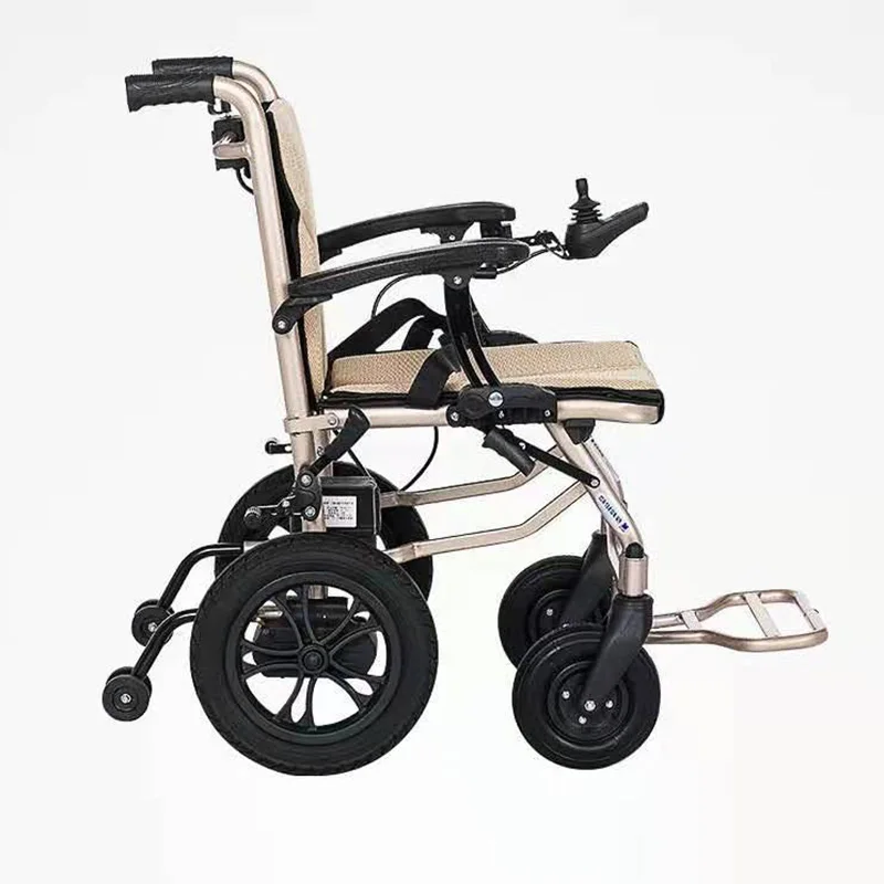 Motorized Wheelchair Electric Wheelchair Folding Portable Elderly Disabled Walkers Get On The Plane Lithium Battery Wheelchair