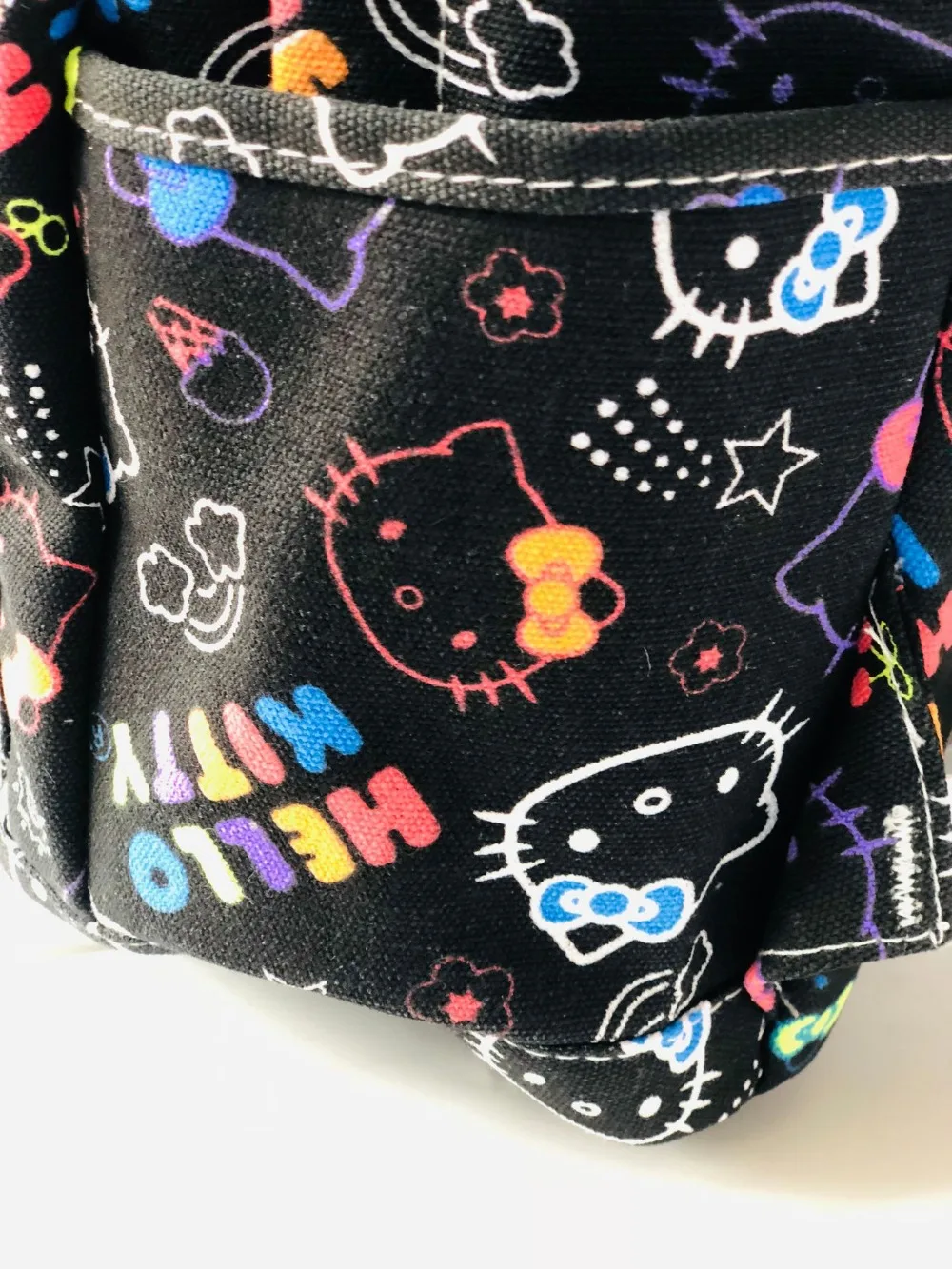 HELLO KITTY, простой рюкзак с принтом, модная мультяшная школьная сумка, многофункциональная Студенческая сумка, рюкзак для путешествий для девочек