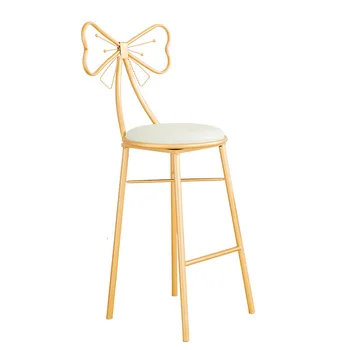 

Iron bar chair living room creative bow chair restaurant stool bar high-foot bar