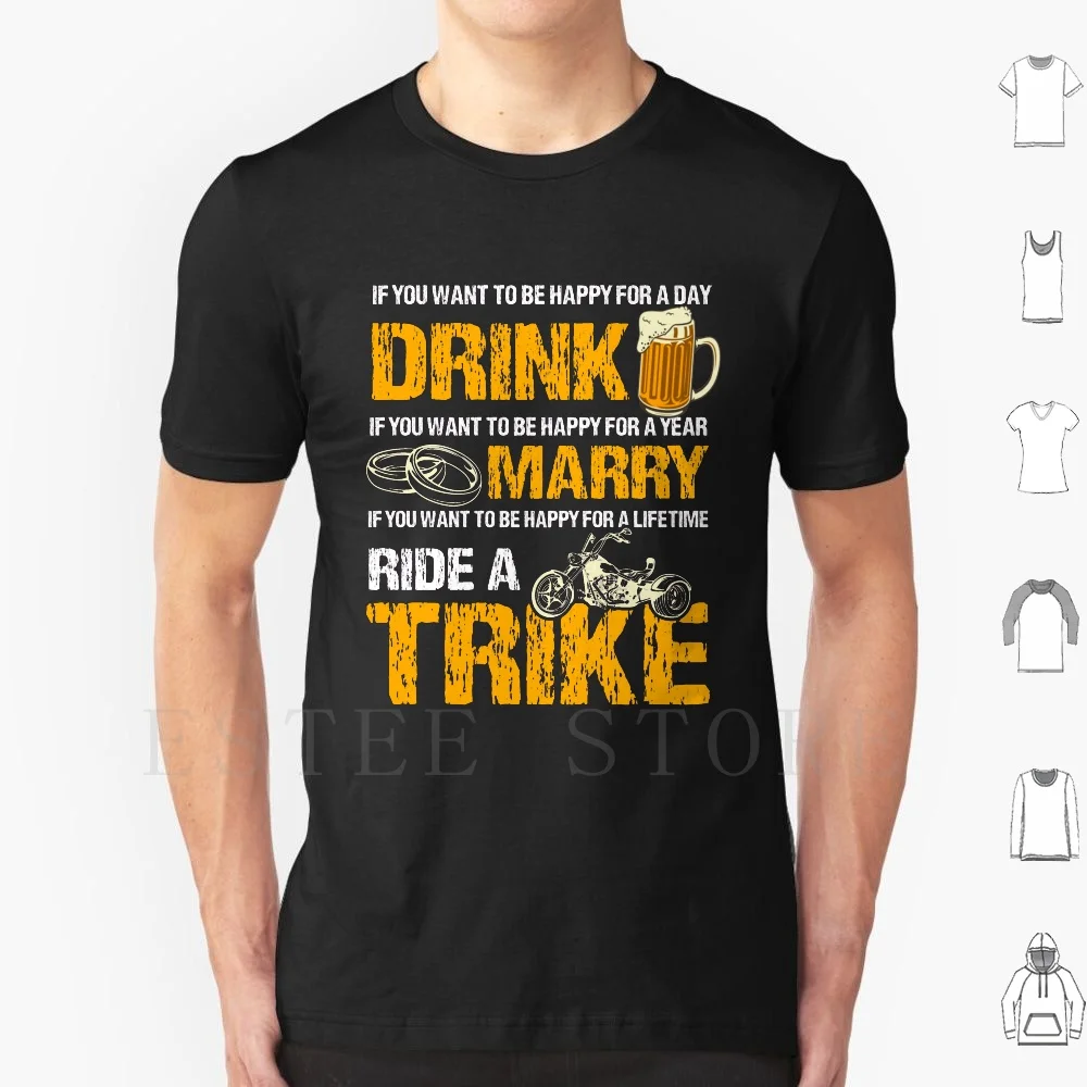 Trike Shirt Gift Beer Matrimonio Dicendo T Shirt Stampa Cotton Trike Triker Biker Dad Bike Beer Marry Halloween Motif Funny