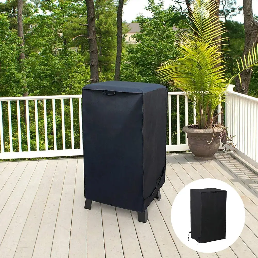

Black Waterproof BBQ Cover BBQ Accessories Grill Cover Anti Dust Rain Gas Charcoal Electric Barbeque Grill 75*45*45cm