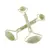 Jade Stone Facial Massage Roller Double Head Facial Massage Roller Face Slimming Body Head Neck Massage Stick Beauty Supply