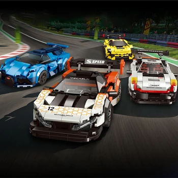 

City Technic Super Racing Car Set Building Blocks Creator Mechanical Off-Road Sports Car Model Bricks Toys For Kids Gift