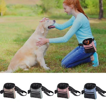 

New Pet Dog Training Bag Portable Treat Snack Bait Dogs Obedience AgilityPuppy Dog Waist Bag Outdoor Training Treat Pack Tools
