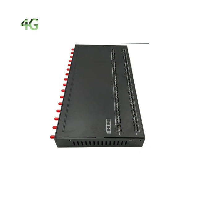 

64 SIM Cards Channel GOIP16 Sms Sim Gateway Modem Pool 4G VOIP 16 Port GOIP IMEI Change Support Sim Bank