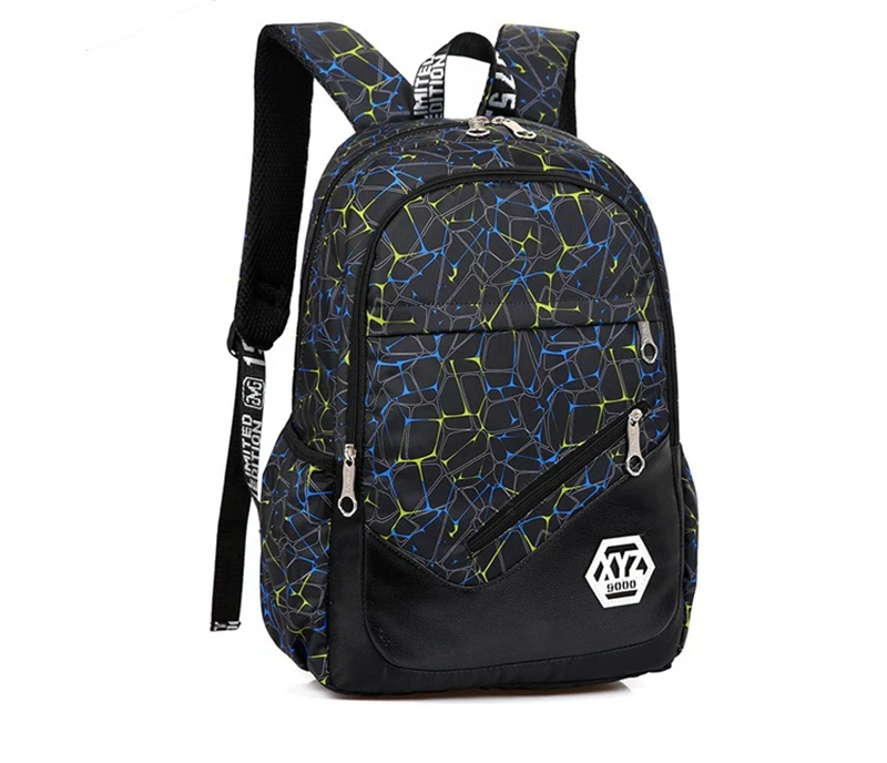 Quality Nylon School Bags Fashion Camouflage Kids Backpack For Teenagers Girls Boys Schoolbag Three-piece Travel Laptop Backpack