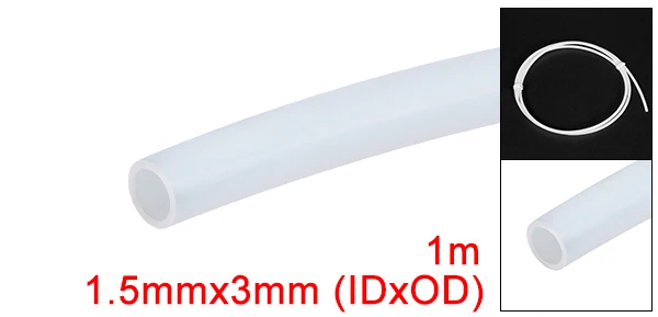 Uxcell 1 шт. PTFE трубопровод труба для 3d принтера RepRap росток коссель Высокая Смазывающая способность антипригарная электрическая свойства