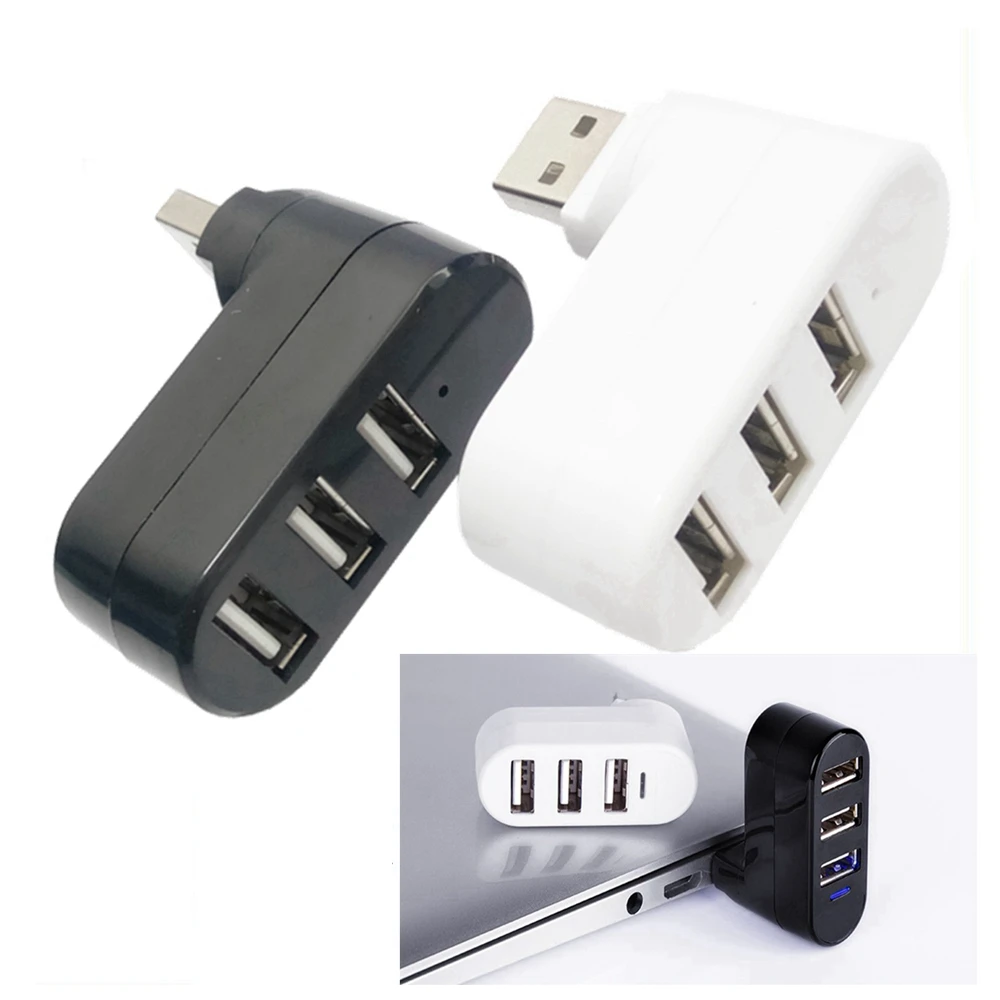 Hub Usb Multi 2.0/3,0 A 3 Porte Mini Hub Usb Adattatore Splitter Drehen Ad Alta Velocità Per Notebook Portatile Per Pc Zubehör