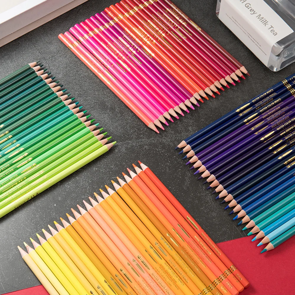 Kopen 180 Houten Kleurpotloden Set 2B Olie Kleurrijke Pen voor Kid Professionele Schilderij Tekening Briefpapier Regenboog Kleur Pen Levert