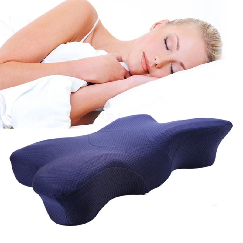 Car headrest neck pillow car upper cushion four season general purpose car memory foam head cushion car lumbar cushion