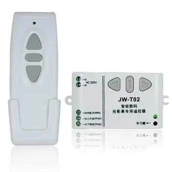 

Jw-T02 Wireless Remote Control +315Mhz Front Controller for Electric Projector Sns Electric Curtains/Tower Garage Door