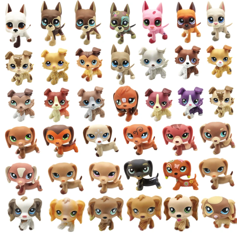 

LPS Pet Shop Toy Doll Shepherd Dog Collection Standing Action Characters High Quality Small Model Toys Children Birthday Gifts
