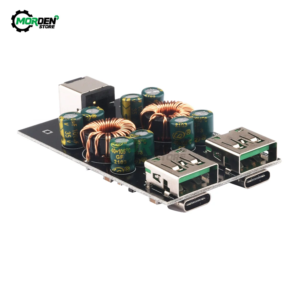 Modulo adattatore per caricabatterie rapido SW3518 per telefono cellulare a 1/2/4 canali 6-35V QC4.0 PD3.0 supporto per scheda di ricarica rapida per cellulare USB di tipo C - Image 2