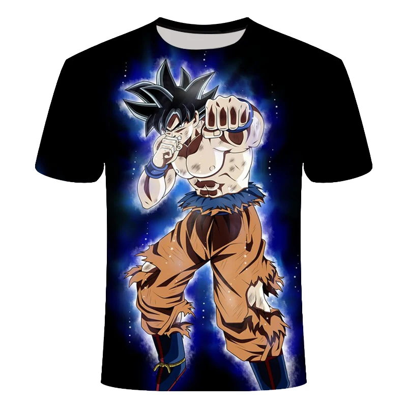 3d принт для мужчин и женщин персональный аниме Dragon Ball Z Goku Harajuku брендовая футболка классная Модная Удобная футболка с короткими рукавами