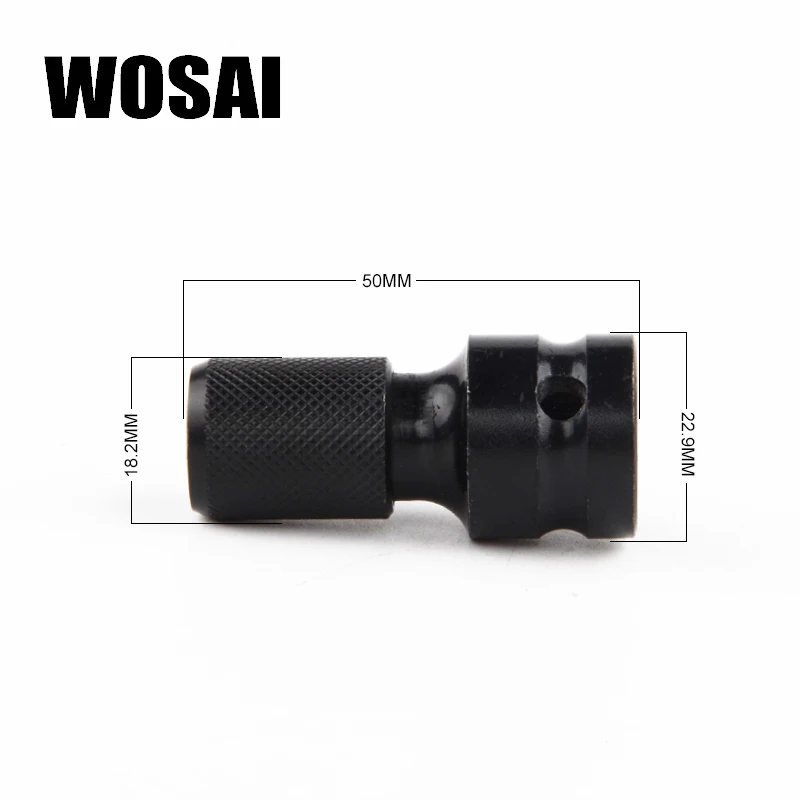 WOSAI переходник для отвертки гаечный ключ электрический ключ 1/"(12,5 мм) конвертер в 1/4" шестигранный хвостовик
