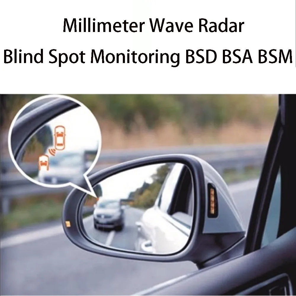 Car Blind Spot Mirror Radar Detection System BSD BSA BSM Microwave