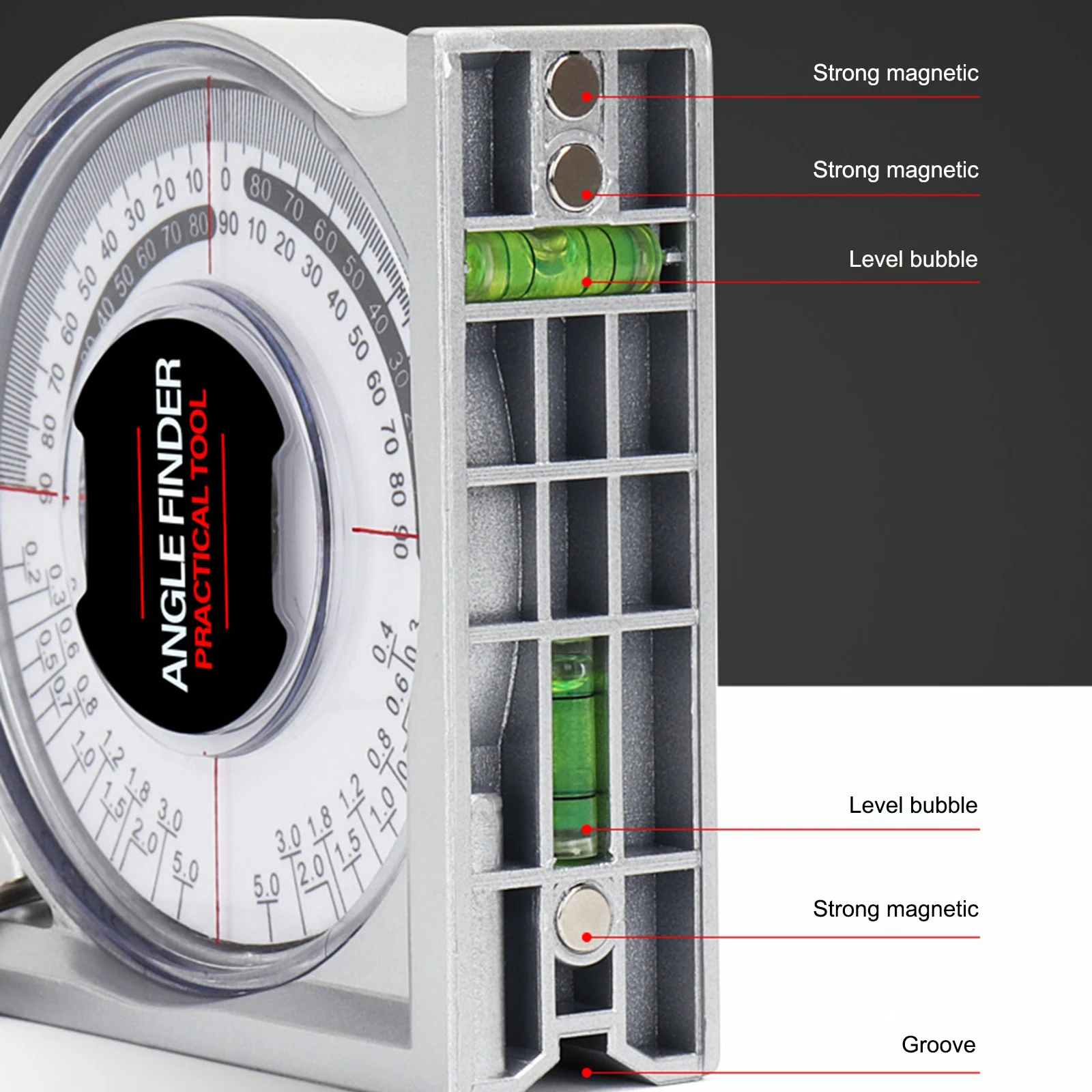 Angle Locator, Inclinometer Measuring Instruments, Ferramentas manuais