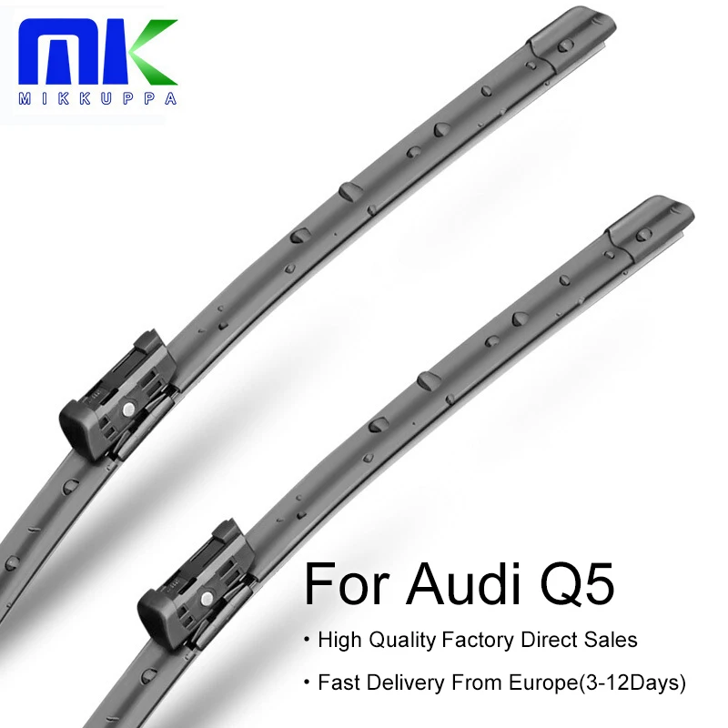 Mikkuppa Wiper Blades For Audi Q5 Model Year From 20082019 Natural
