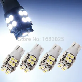 

100Pcs Hot Sale 194 T10 168 W5W 20 LED SMD 1210 3528 Car Auto Clearance Lights Reading Light Interior Lighting DC 12V