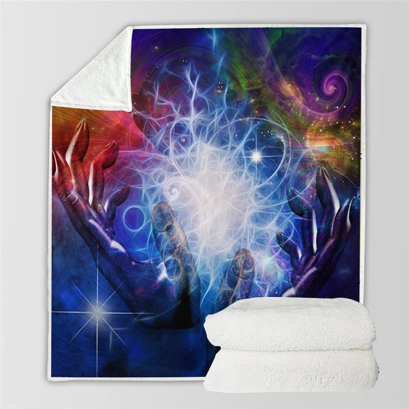 Multicolored tree Plush Throw Blanket Floral Print Cashmere Blanket Warm Blankets plush 3D digital printed blanket - Цвет: 3