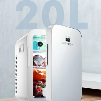 

20L Fridge Home Dual Purpose Dual Core CNC Refrigerator Refrigerator Fridges 12V 220V Refrigerators