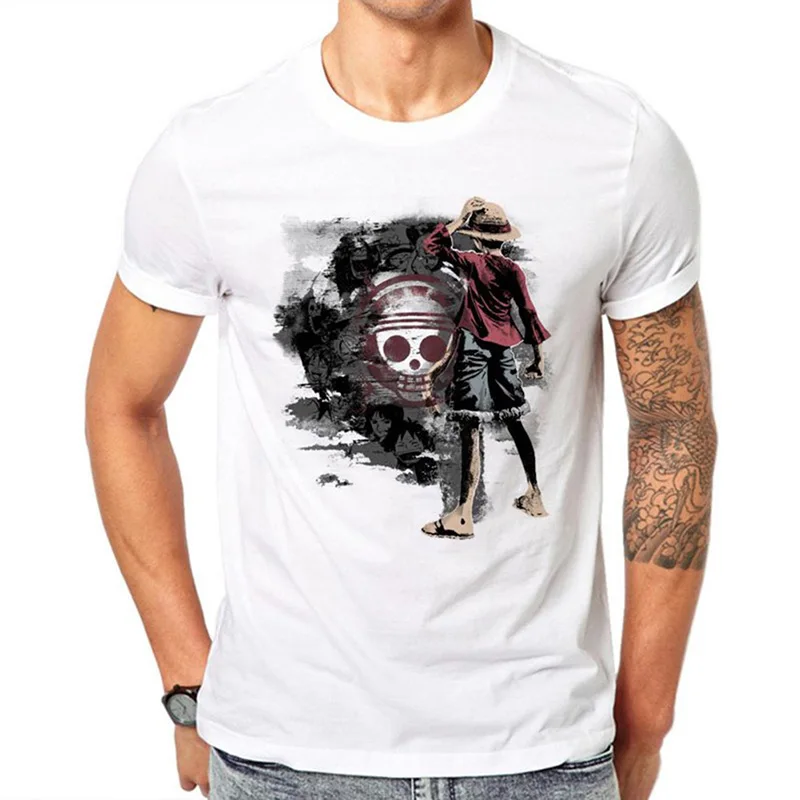 One Piece Cartoon Tshirt Men Anime MANGA T-shirts Male Short Sleeve O-neck Tees camiseta de las mujeres