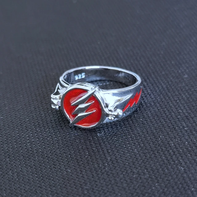 DC Comics The Flash Men's Stainless Steel Logo Ring, Size 10 - Yahoo  Shopping