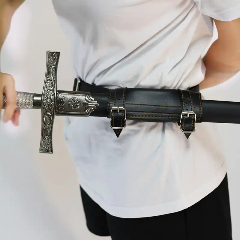 中世剣ベルトウエストシース鞘カエルホルダー成人男性larp騎士バトル武器衣装レイピアリングベルトストラップホルスター Costume Accessories Aliexpress