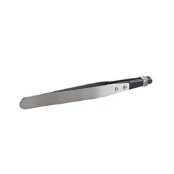 XUQIAN Hot Sale 5pcs with Professional Plastic Head Stainless Steel Tweezers For Picking Up Beads Small Jewelry Parts L0089
