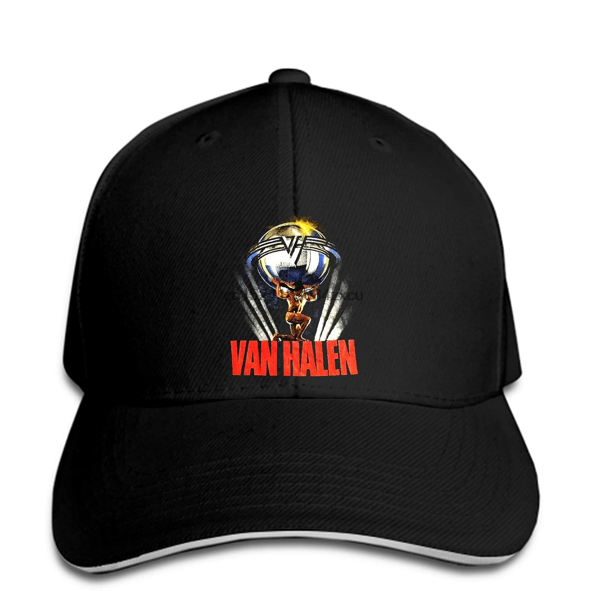 Бейсболка New Vintage Van-Halen-5150-Tour -1986USA reprint snapback hat остроконечная | Аксессуары для