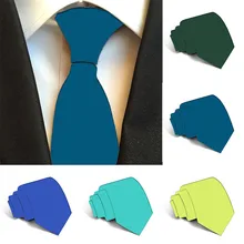 Забавные полиэфирные Галстуки для шеи рукоделие принт галстуки для мужчин 8 см сплошной цвет тонкие вечерние аксессуары Gravatas галстуки 8LD54
